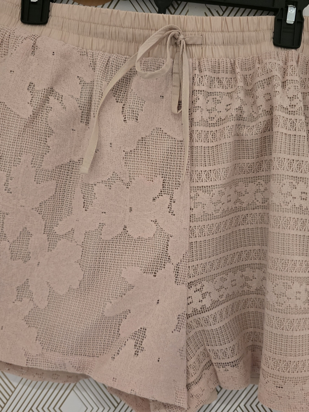 And Now This Women's Drawstring Soft Lace Shorts, Macy's Exclusive - Picture 5 of 8
